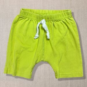 June & January Baby 6-12M Lime Green Harem Shorts Drawstring